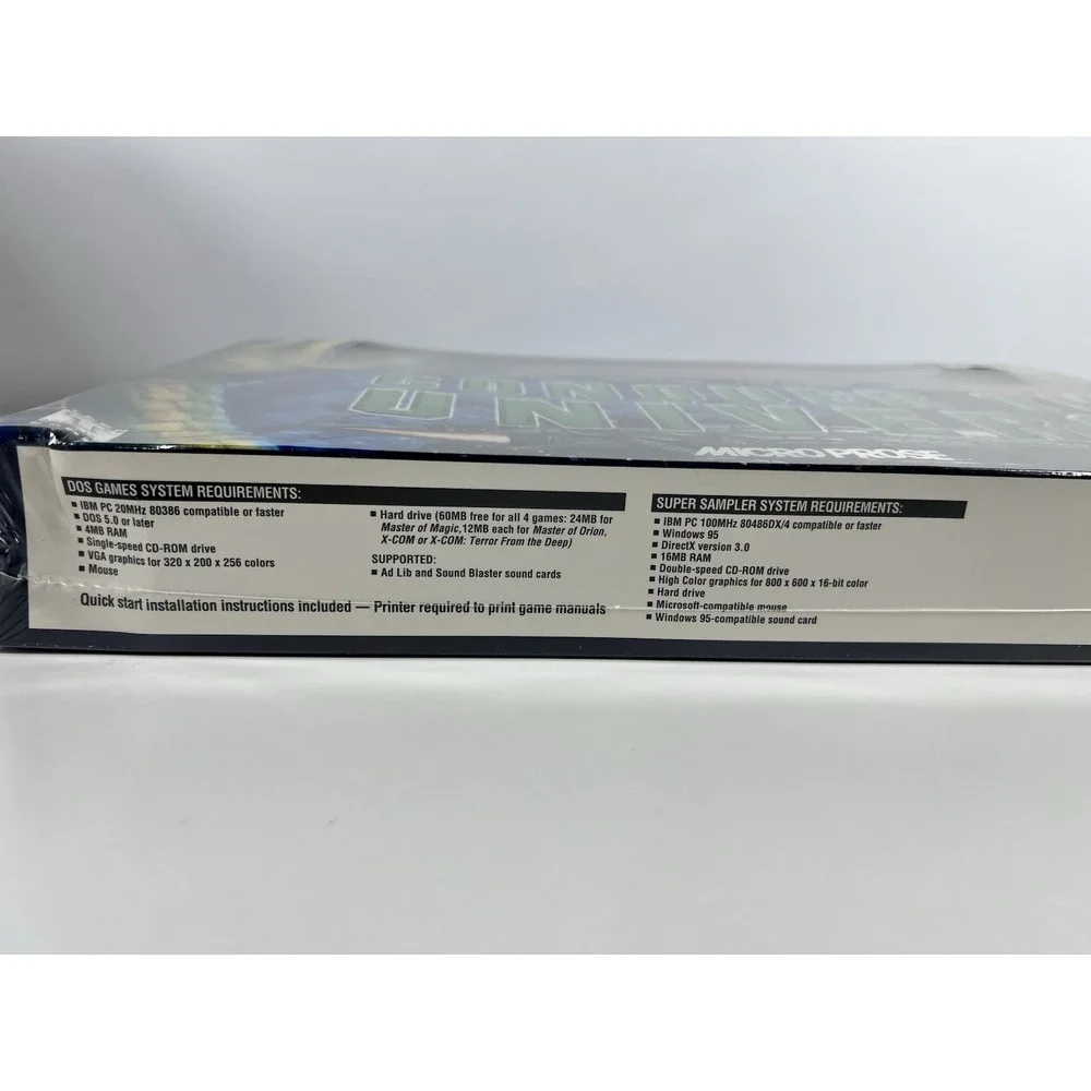 Microprose PC Boxed Set! 1997, Strategy Series Conquer The Universe